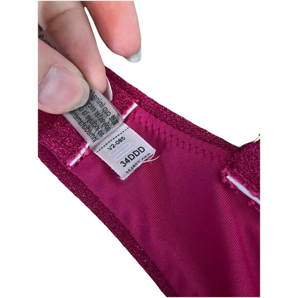 Victoria’s Secret Swim Shimmer Icon Push-Up Pink Bikini Top - Picture 6 of 6